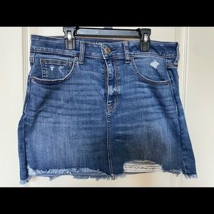 Super Cute American Eagle Jean Mini Skirt